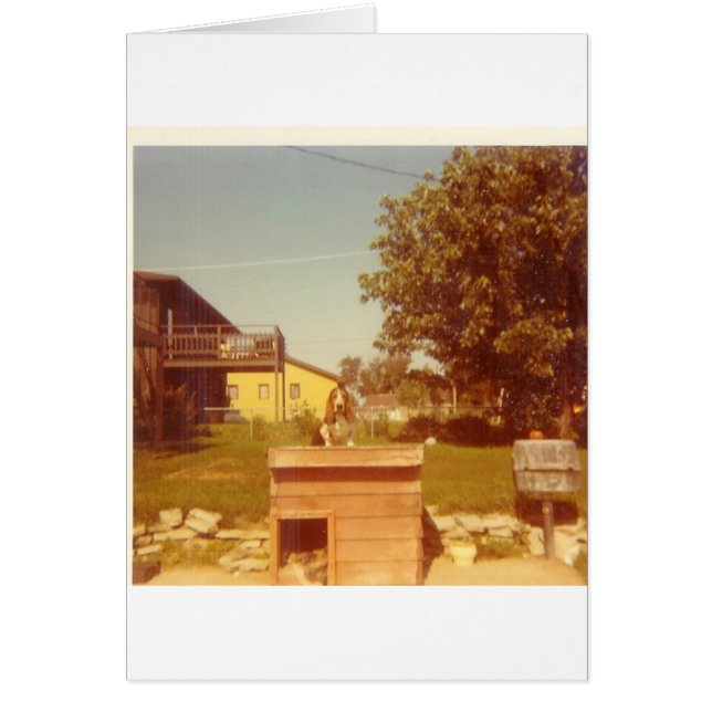 Cartão Casa de cachorro (Frente)