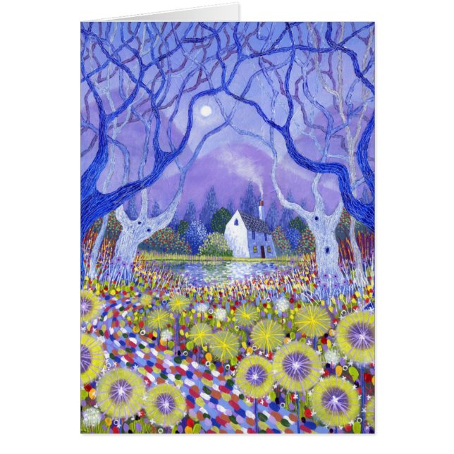 Cartão Casa de campo de madeira 2013 (Frente)