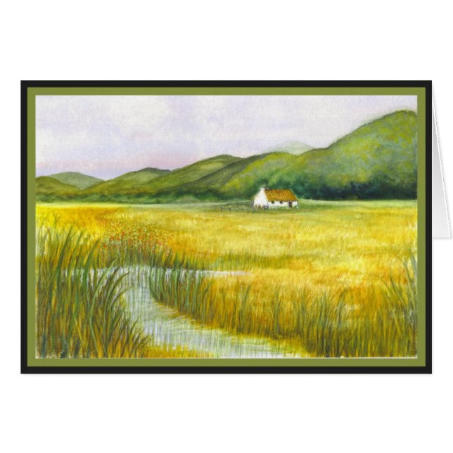 Cartão Casa de campo nos Fens #9 (Frente Horizontal)