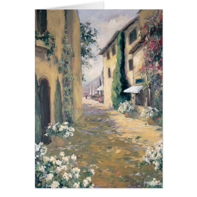 Cartão Casa de campo Sunlit mim (Frente)