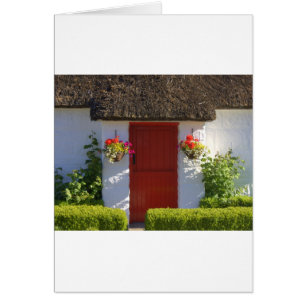 Cartão Casa de campo Thatched