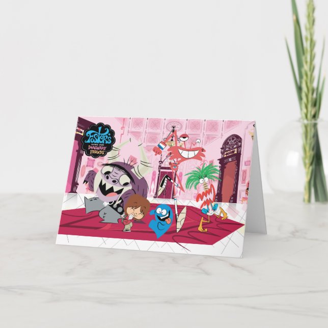 Cartão Casa de Foster para Amigos Imaginários | Dança (Frente)