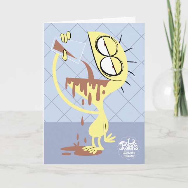 Cartão Casa de Foster para Amigos Imaginários | Queijo (Frente)