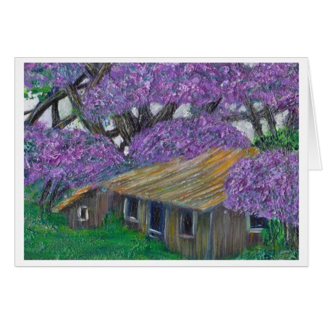 Cartão casa de jacaranda (Frente Horizontal)