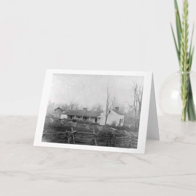 Cartão Casa de Outlaw Jess James Fotografia (Frente)