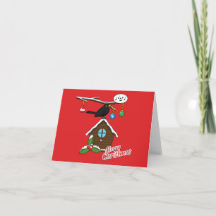 Cartão Casa de Pássaros Feliz Natal