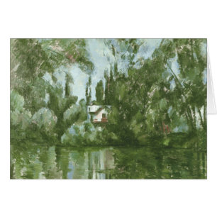 Cartão Casa de Paul Cezanne   nos bancos do Marne, 18