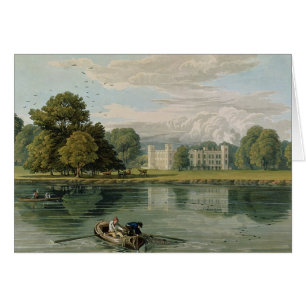 Cartão Casa de Sion, gravada por Robert Havell