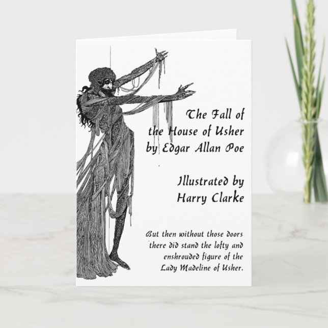Cartão Casa de Usher (Frente)