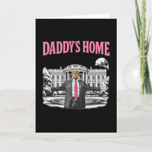 Cartão Casa do Papai Casa Branca 2025 Presidente Trump 1