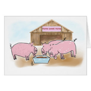 Cartão Casa doce Home