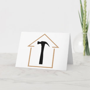 Cartão Casa e Martelo