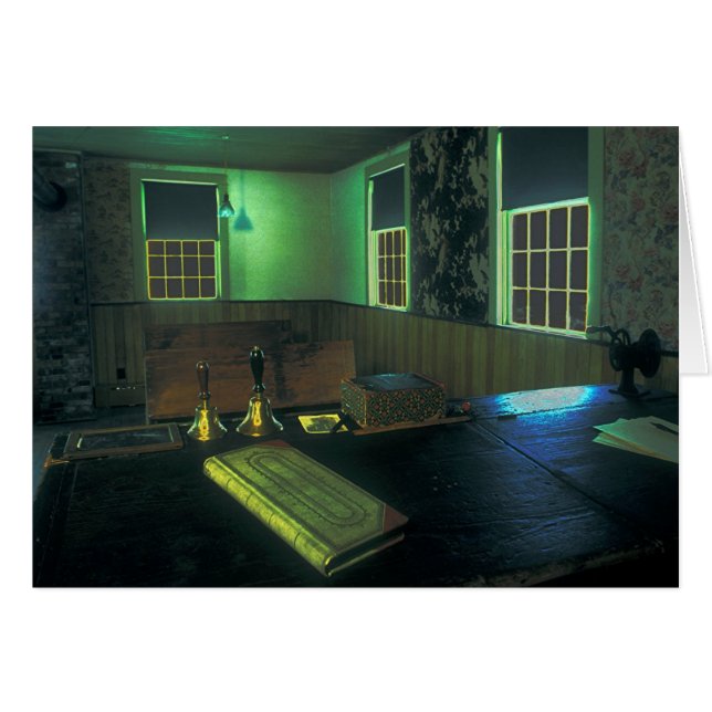 Cartão Casa original de uma sala na escola (Frente Horizontal)