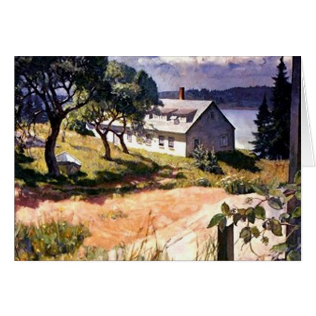 Cartão Casa pelo lago (Frente Horizontal)