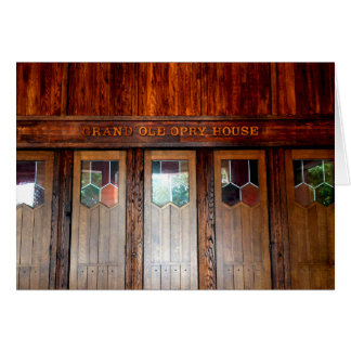 Cartão Casa velho grande de Opry