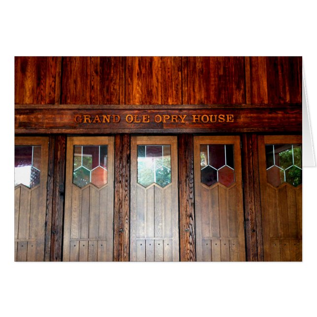 Cartão Casa velho grande de Opry (Frente horizontal)
