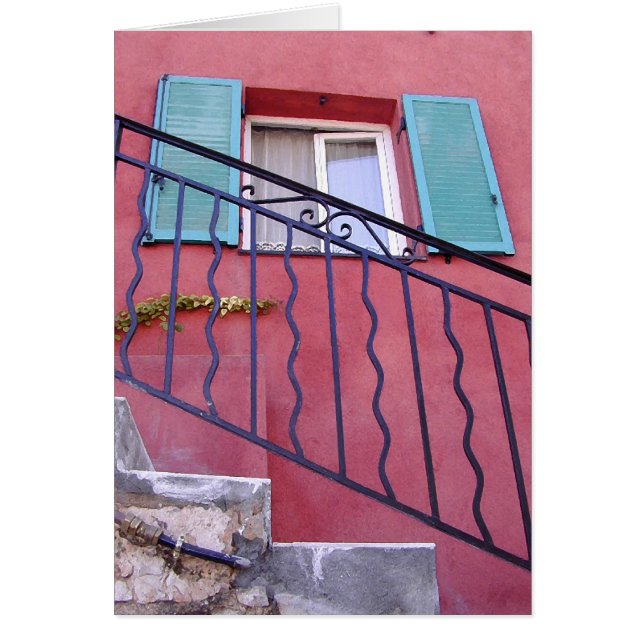 Cartão Casa vermelha (Frente)