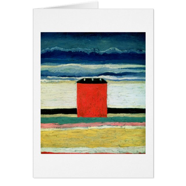 Cartão Casa vermelha, 1932 (Frente)