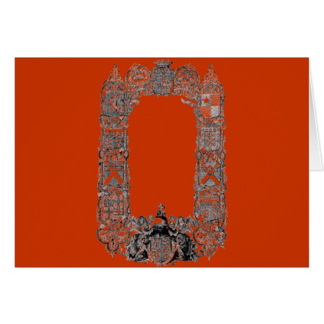 Cartão Casaco de armas (Frente Horizontal)