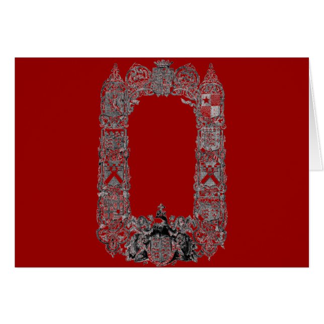 Cartão Casaco de armas (Frente Horizontal)