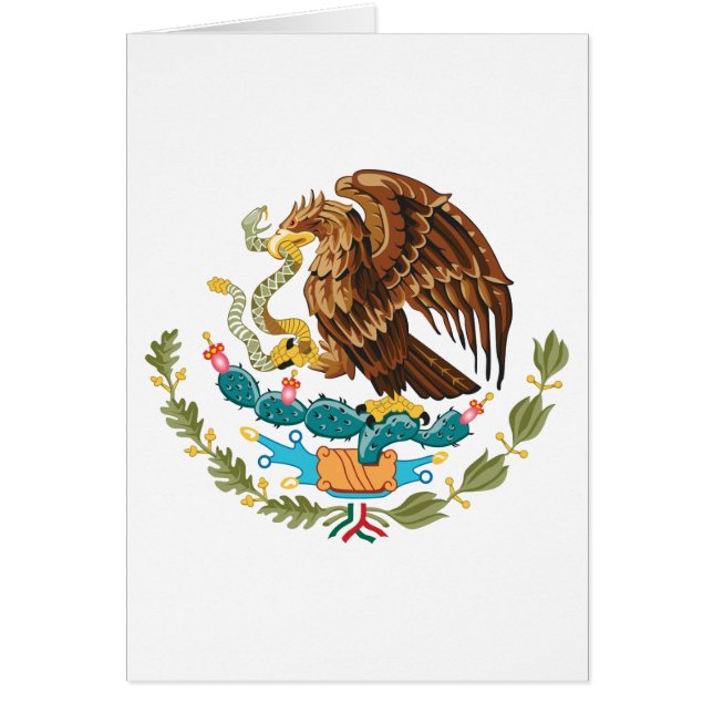 Cartão Casaco de Armas do México (Frente)
