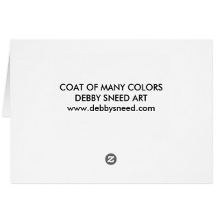 Cartão Casaco de muitas cores
