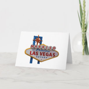 Cartão CASADO Em Las Vegas Card