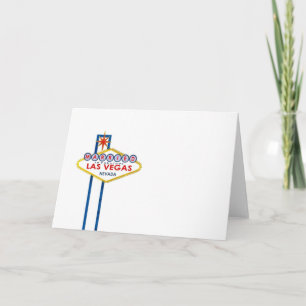 Cartão CASADO Em Uma Fabulosa Carta De Las Vegas