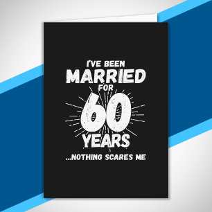 Cartão Casais Casados 60 Anos Engraçado 60º Aniversário