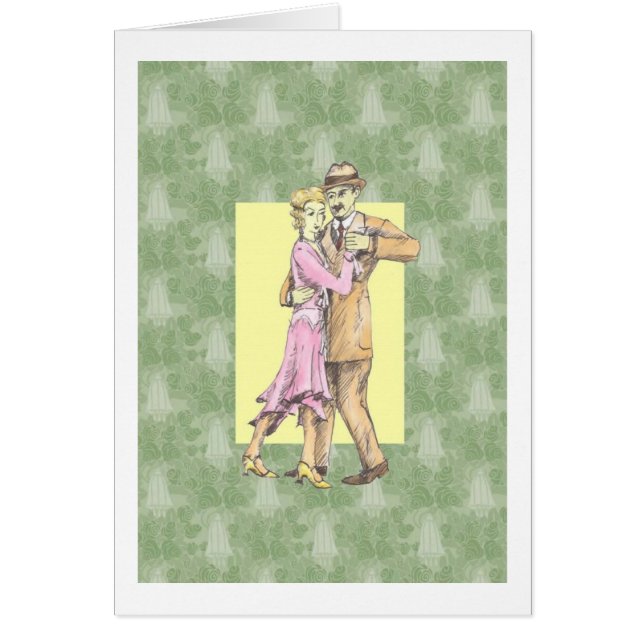 Cartão Casal de dança (Frente)