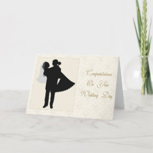 Cartão Casal Floral Wedding