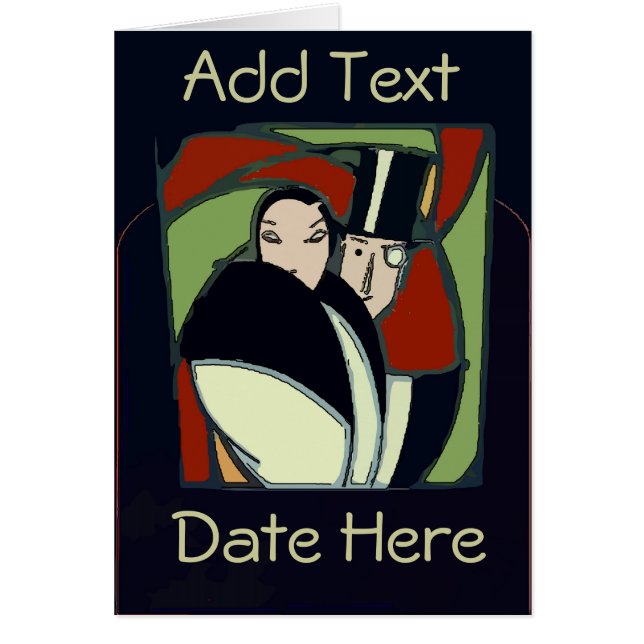 Cartão Casal formal (Frente)