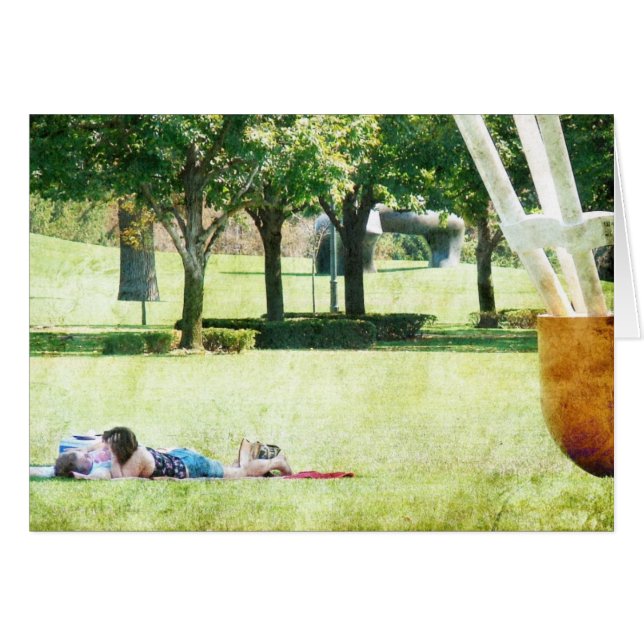 Cartão Casal no Amor, Kansas City (Frente Horizontal)