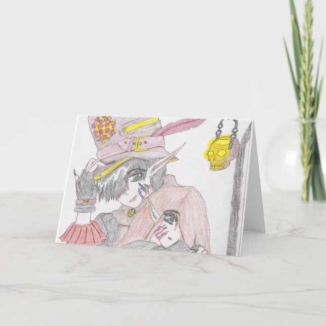 Cartão Casal Spooky Halloween (Frente)
