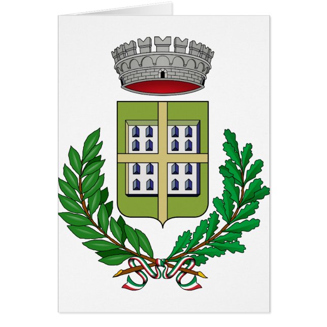 Cartão Casalromano Stemma, Italia (Frente)