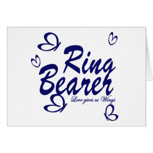 Cartão Casamento com borboletas/ toca-toques