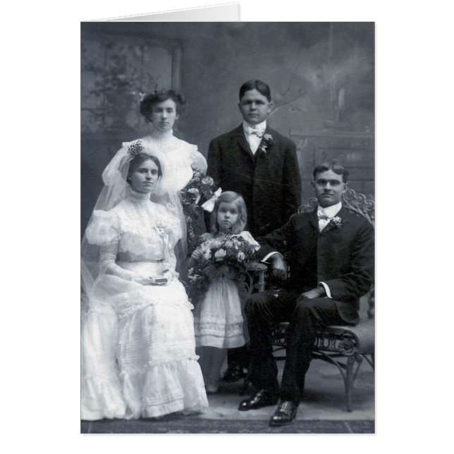 Cartão casamento de avós excelentes (Frente)