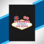 Cartão Casamento de Las Vegas - Casal casado em Las Vegas<br><div class="desc">Planejando uma festa de solteira de Vegas ou se casando em Vegas? Esta design de casamento de Vegas é perfeita para uma recepção ou lua de mel em Vegas! Vire as cabeças na pista de Las Vegas, jogue no cassino, ou bebendo de dia num clube de Vegas! Apresenta design de...</div>