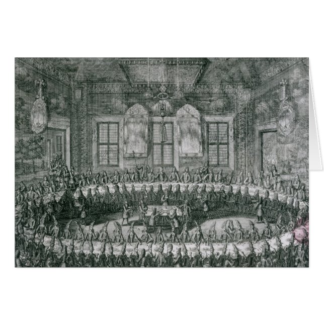 Cartão Casamento de Peter mim e Catherine no inverno (Frente Horizontal)