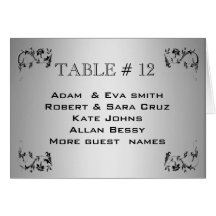 Casamento de prata elegante do modelo do número da
