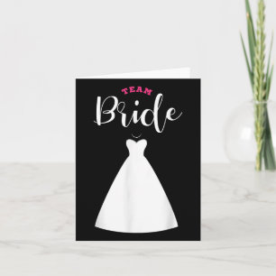 Cartão Casamento de Solteiro do Grupo de Noivas