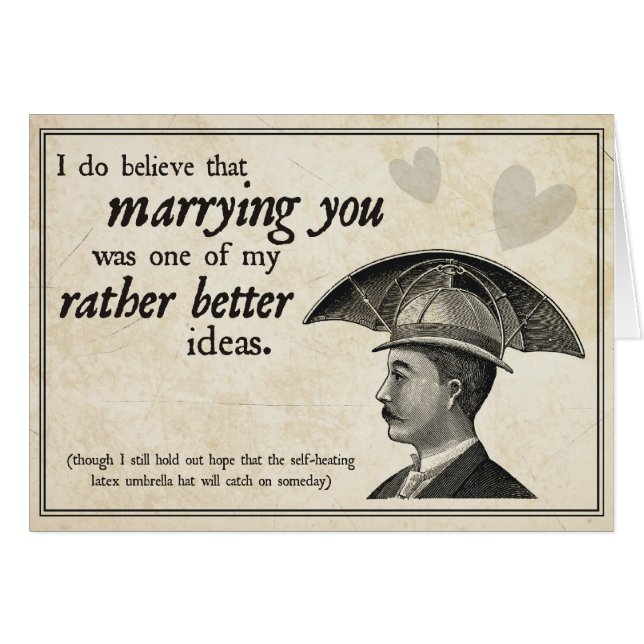 Cartão Casamento de Steampunk (Frente Horizontal)