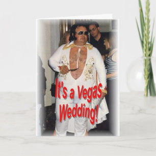 Cartão Casamento de Vegas