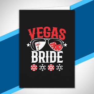 Cartão Casamento de Vegas - Noiva - Festa de solteira de