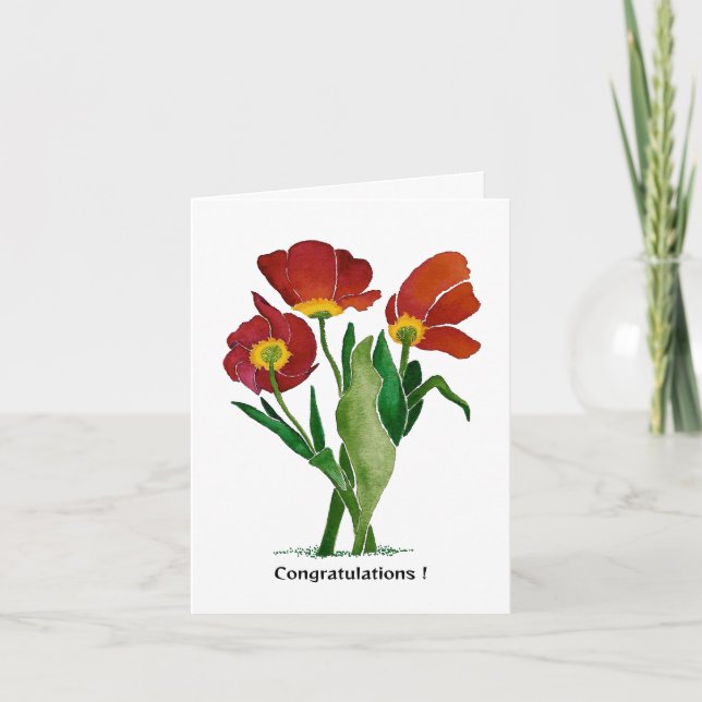 Cartão Casamento Desejo por casal casado (Frente)