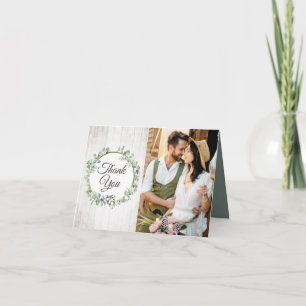 Cartão Casamento Do País De Algodão Do Sul Obrigado