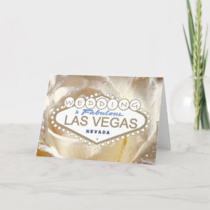CARTÃO CASAMENTO EM PLACA FABULOSA DE LAS VEGAS