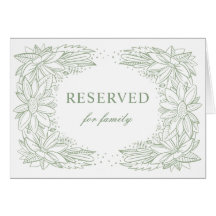 Casamento floral verde rústico. Placa de reservado