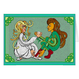 Cartão Casamento jeitoso de amor eterno