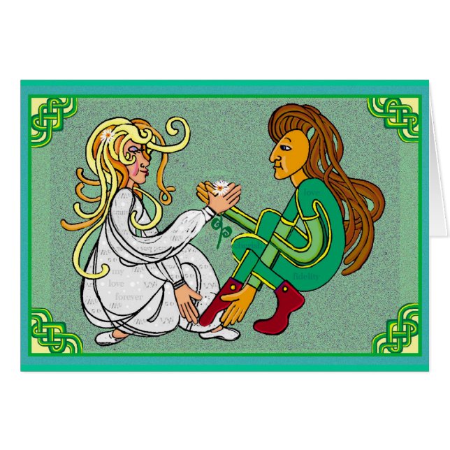 Cartão Casamento jeitoso de amor eterno (Frente Horizontal)